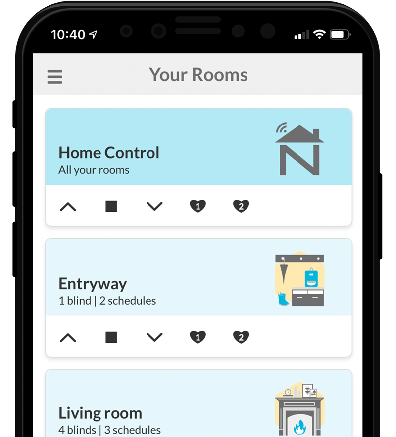 Neo Smart Blinds Controller App